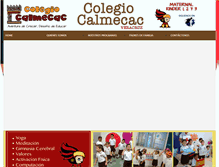 Tablet Screenshot of calmecacveracruz.com